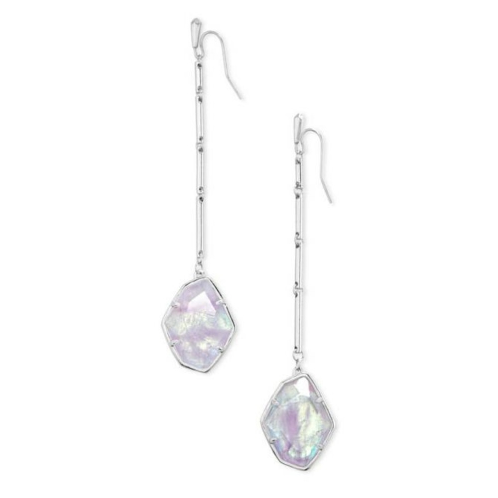 Kendra Scott Charmian Drop Earrings Amethyst